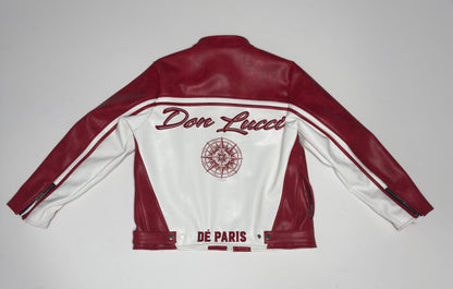 DON LUCCI "Fire Red" 5 RING MOTTO JACKET
